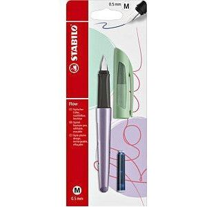 Vulpen stabilo flow cosmetic m fresh lavender | Blister a 1 stuk