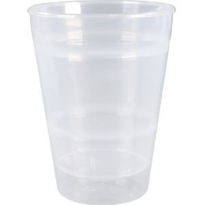 Depa® | Drinkbeker | PP | schapdoos | dubbelwandig | 350ml | 12oz | transparant | 60 stuks