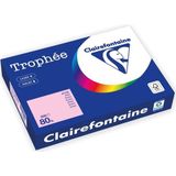 Kopieerpapier Trophée A4 80gr roze 500 vel | 5 stuks