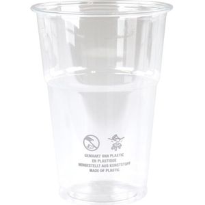 Depa® Glas | bierglas | gerecycled PET | 250ml | transparant | 96 stuks