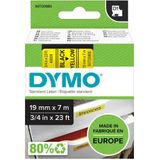 DYMO - D1 Labels - Geel - 19 mm x 7 m - Zelfklevende Etiketten voor LabelManager