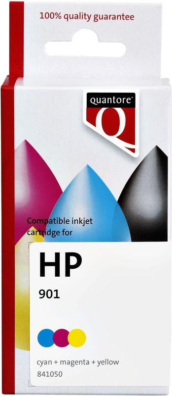 Inktcartridge Quantore alternatief tbv HP CC656A 901 kleur | 35 stuks
