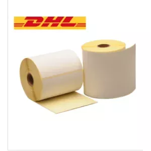 Thermotransfer Etiketten Rolle - 50 x 80 mm - 1000 Stck Kern76mm Zebra ZT410 Z4M