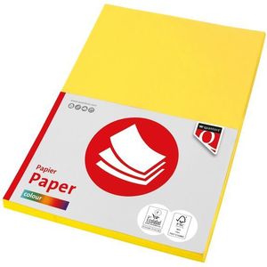 Kopieerpapier Quantore Colour A4 120gr geel 100 vel | 10 stuks