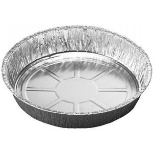Schaal aluminium rond 23cm 1425ml 600 stuks Appeltaart