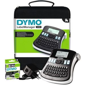 Labelprinter Dymo LabelManager 210D+ draagbaar qwerty 12mm zwart in koffer