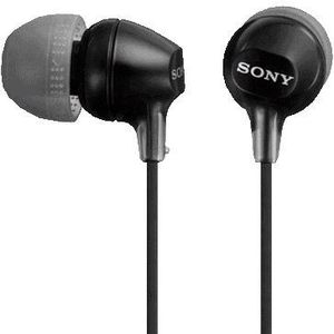 Oortelefoon Sony EX15LP basic zwart | 6 stuks