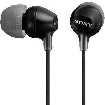 Oortelefoon Sony EX15LP basic zwart | 6 stuks