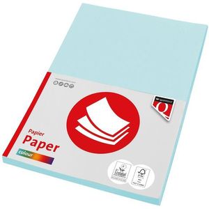 Kopieerpapier Quantore Colour A4 120gr lichtblauw 100 vel