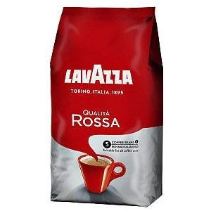 Koffie lavazza bonen qualita rossa 1000gr | Zak a 1000 gram | 6 stuks