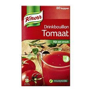 Drinkbouillon knorr tomaat | Doos a 80 stuk