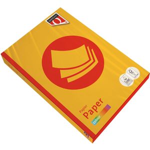 Kopieerpapier Quantore Colour A4 80gr diepgeel 500 vel | 5 stuks