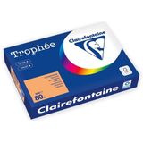 Kopieerpapier Trophée A4 80gr oranje 500 vel | 5 stuks