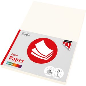 Kopieerpapier Quantore Colour A4 160gr roomwit 50 vel | 10 stuks