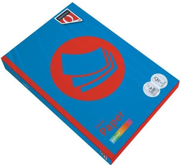 Kopieerpapier Quantore Colour A4 120gr diepblauw 250 vel