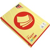 Kopieerpapier Quantore Colour A4 80gr geel 500 vel | 5 stuks