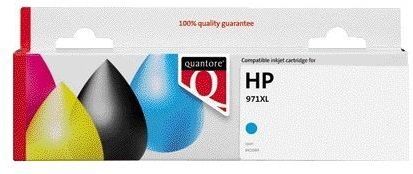 Inktcartridge Quantore alternatief tbv HP CN626AE 971XL blauw | 6 stuks
