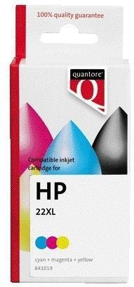 Inktcartridge Quantore alternatief tbv HP C9352AE 22XL kleur | 35 stuks