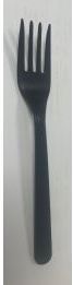 Plastic PP VORK 18cm herbruikbaar ZWART 50 stuks