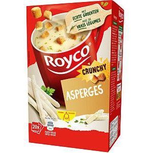 Soep royco crunchy asperges 20 zakjes | Doos a 20 zak