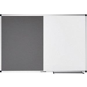 Combibord legamaster unite grijs-whitebrd 60x90cm | 1 stuk