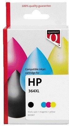 Inktcartridge Quantore alternatief tbv HP N9J74AE 364XL zwart + 3 kleuren | 12 stuks