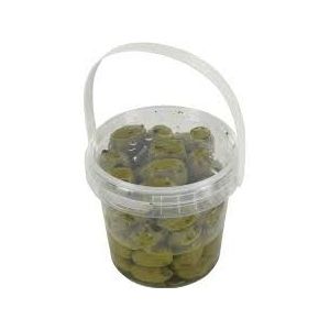 PP cups met sluitzegel, deksel en hengsels 1180ml transparant 170 st..