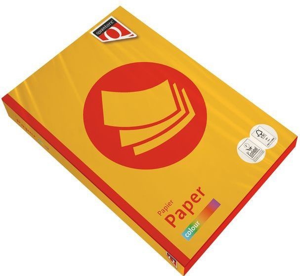Kopieerpapier quantore colour a4 120gr diepgeel
