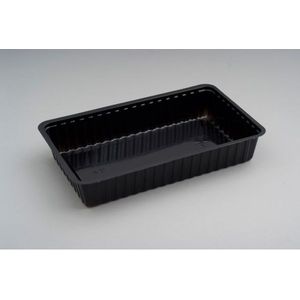 bakje PS A21 205x122x36mm zwart 500 stuks