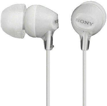 Oortelefoon Sony EX15LP basic wit | 6 stuks