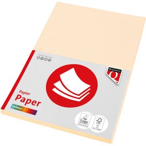 Kopieerpapier Quantore Colour A4 160gr creme 50 vel | 10 stuks