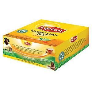 Thee lipton yellow label met envelop 100x1.5gr | Doos a 100 stuk