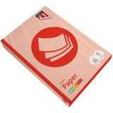 Kopieerpapier Quantore Colour A4 120gr zalm 250 vel