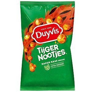 Tijgernootjes duyvis  bacon kaas zak 1kg | Zak a 1000 gram