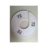 Maatring 11 cm wit/zwart 72