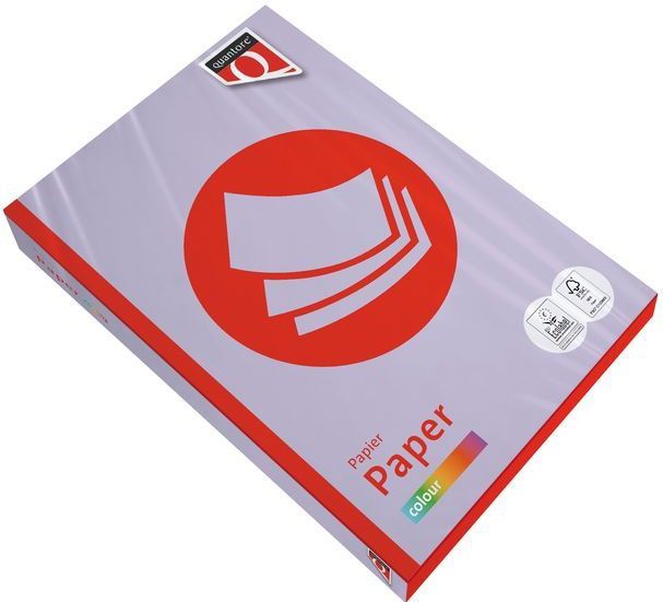 Kopieerpapier Quantore Colour A4 120gr lila 250 vel | 5 stuks