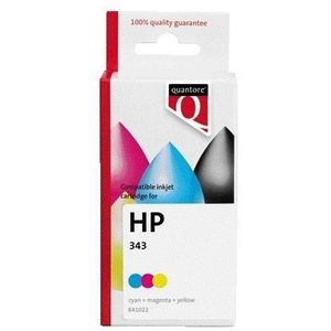 Inktcartridge Quantore alternatief tbv HP C8766EE 343 kleur | 35 stuks