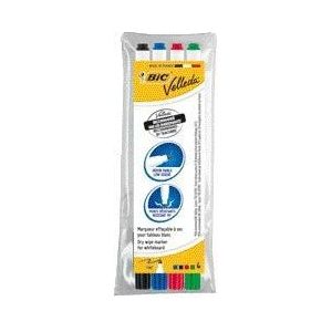 Whiteboardmarker bic 1721 rond f assorti | 12 stuks