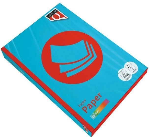 Kopieerpapier Quantore Colour A4 120gr azuurblauw 250 vel