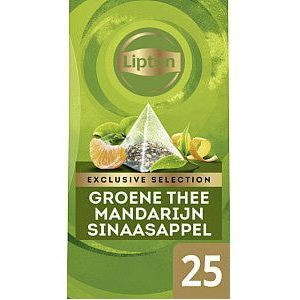 Thee lipton exclusive groene thee mandarijn sinaas | Pak a 25 stuk