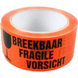 SendProof® | Markeringstape | PP | 48mm | 66m | oranje | 6 stuks