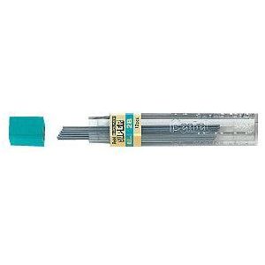 Potloodstift pentel 2b 0.7mm 12st zwart | Koker a 12 stuk