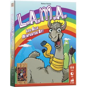 999 Games L.A.M.A. Kaartspel - Vlot kaartspel voor 2-6 spelers vanaf 8 jaar