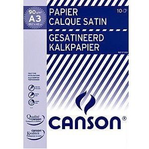 Kalkpapier canson a3 90gr | Map a 10 vel