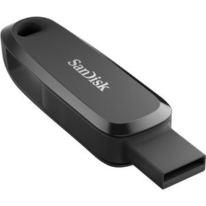 Phone drive 128gb usb-c 3.2 usb-a zwart