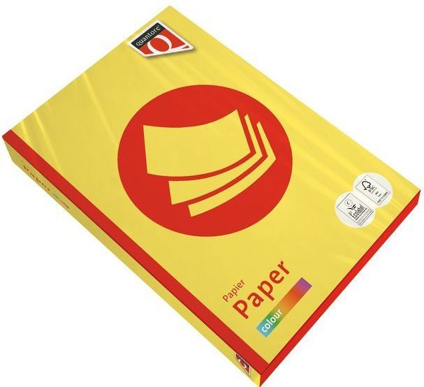 Kopieerpapier Quantore Colour A4 160gr zwavelgeel 250 vel
