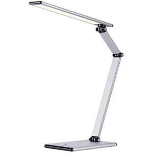 Bureaulamp hansa led slim zilvergrijs