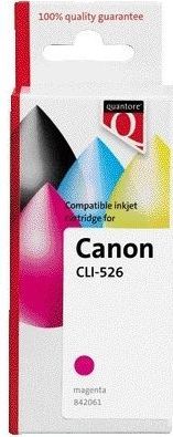 Inktcartridge Quantore alternatief tbv Canon CLI-526 rood | 35 stuks
