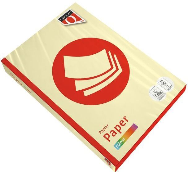 Kopieerpapier Quantore Colour A4 160gr kanariegeel 250 vel