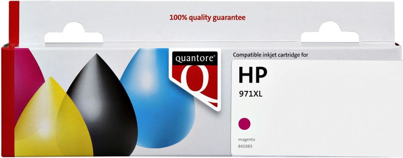 Inktcartridge Quantore alternatief tbv HP CN627AE 971XL rood | 6 stuks